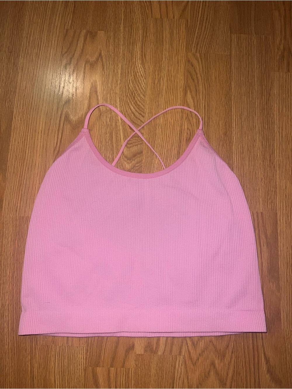 Pink Cropped Tank